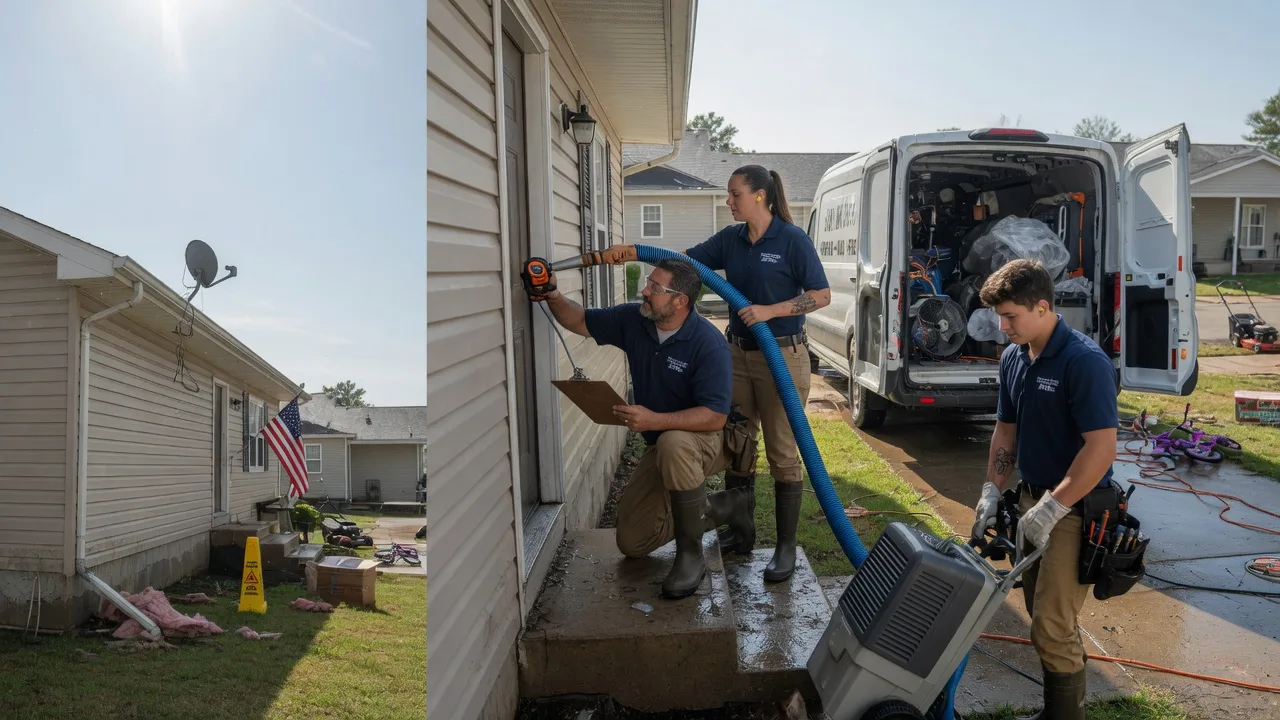 Ceiling Water Damage Restoration in Maple Heights, OH near me